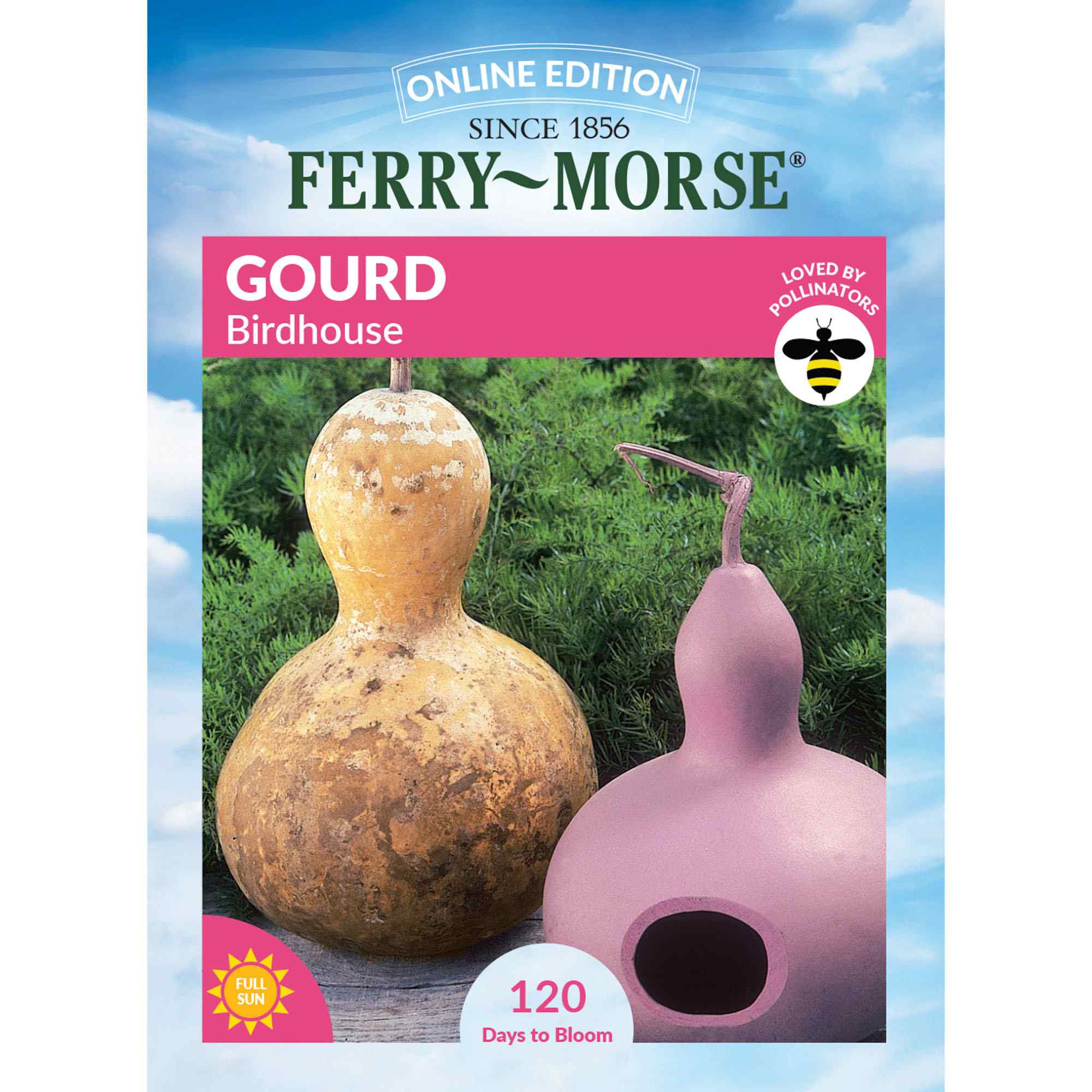 Gourd birdhouse front of packaging